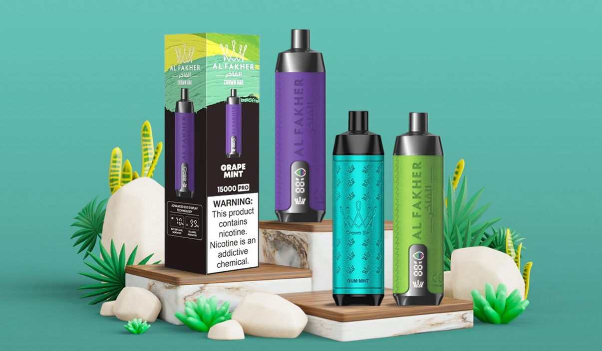 Al Fakher Crown Bar Pro 15K Puffs Poster