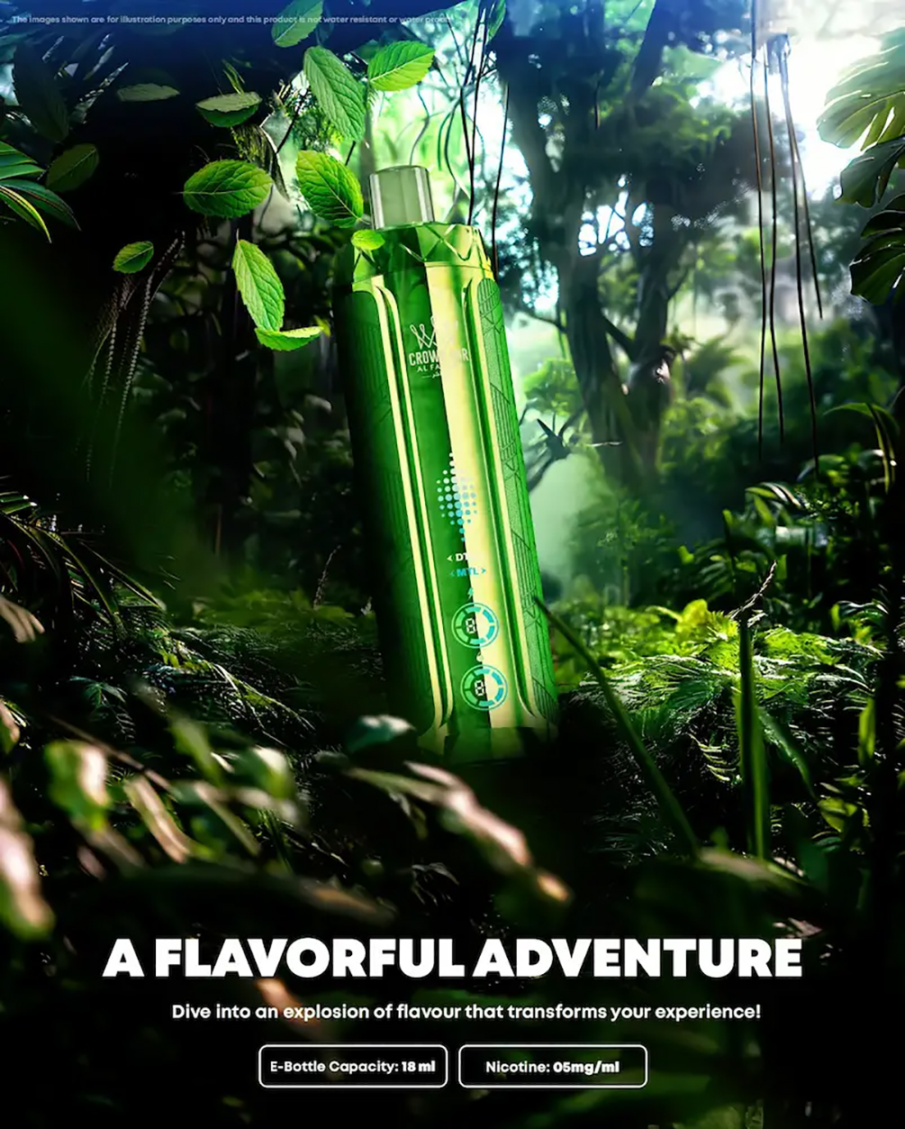 Al Fakher Crystal V2 8K Puffs Poster