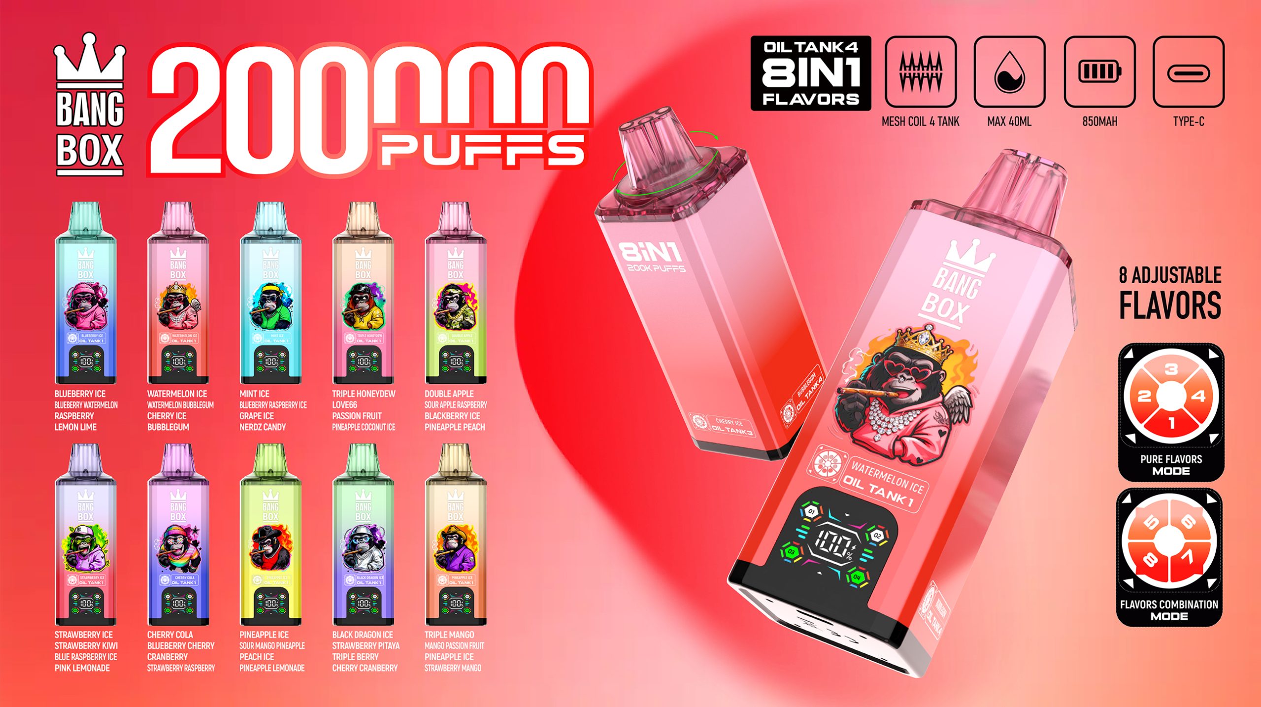 Bang Box 200K Puffs Poster