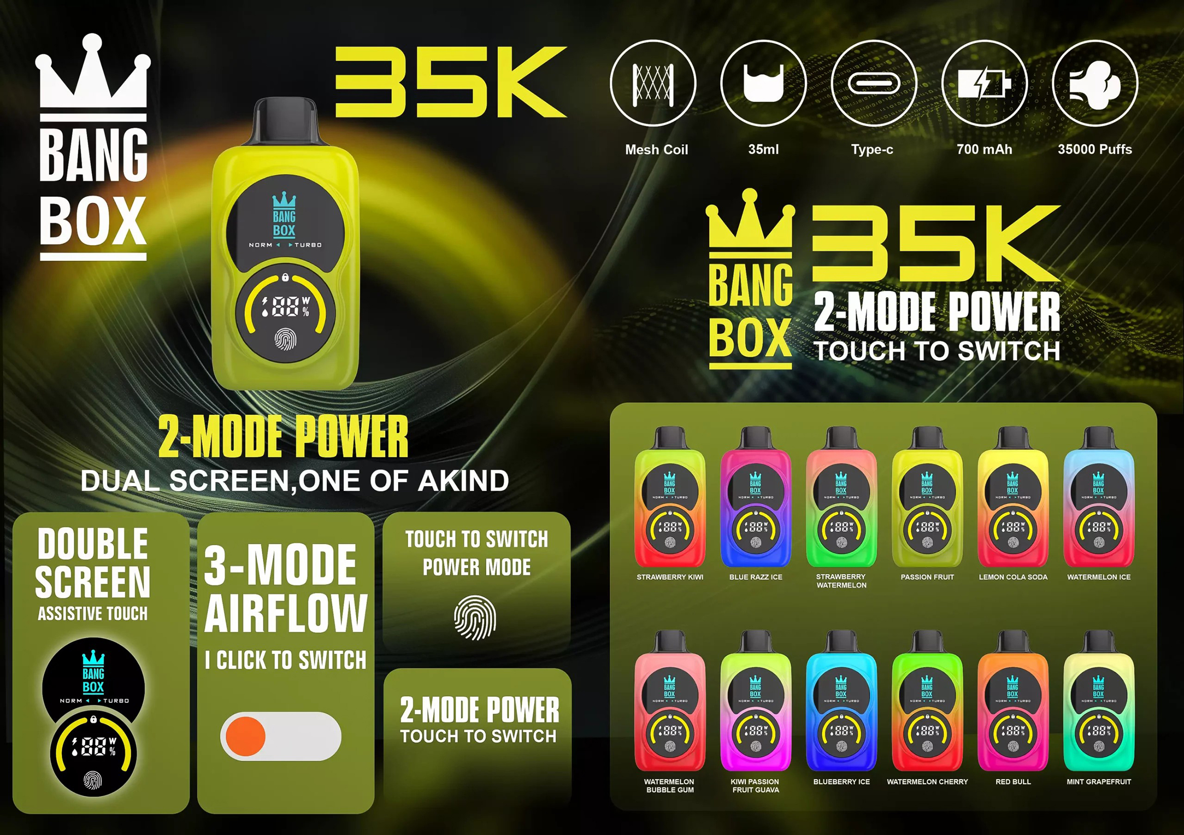 Bang Box 35K Puffs Poster