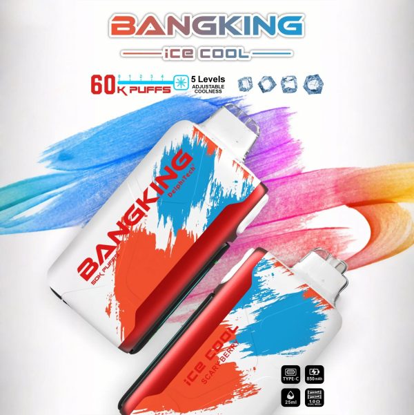 Bang King Ice Cool 60K Puffs scary berry Bang King Ice Cool 60K Puffs scary berry