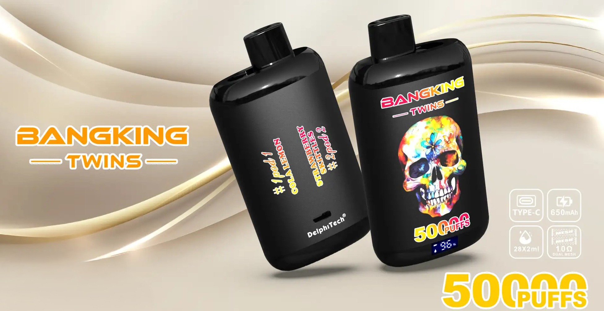 Bang King Twins 50K Puffs 2 in 1 Vape