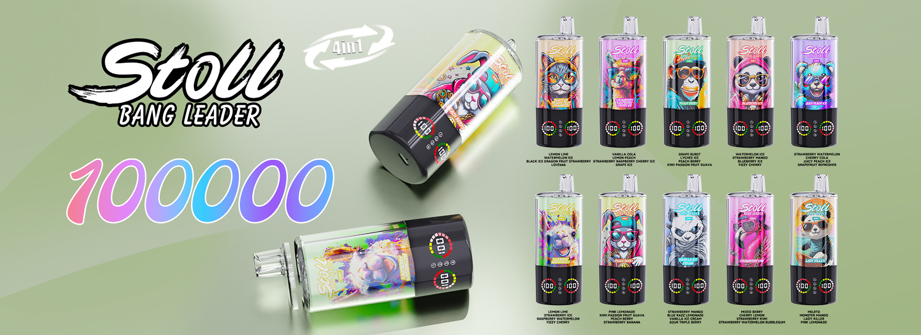 Bang Leader Stoll 100K Puffs Flavors List