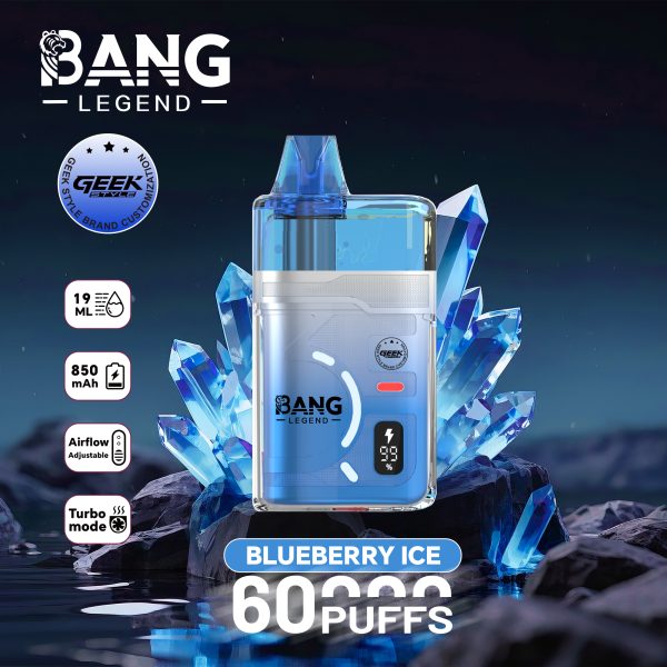 Bang Legend Geek 60K Puffs Blueberry Ice Bang Legend Geek 60K Puffs Blueberry Ice