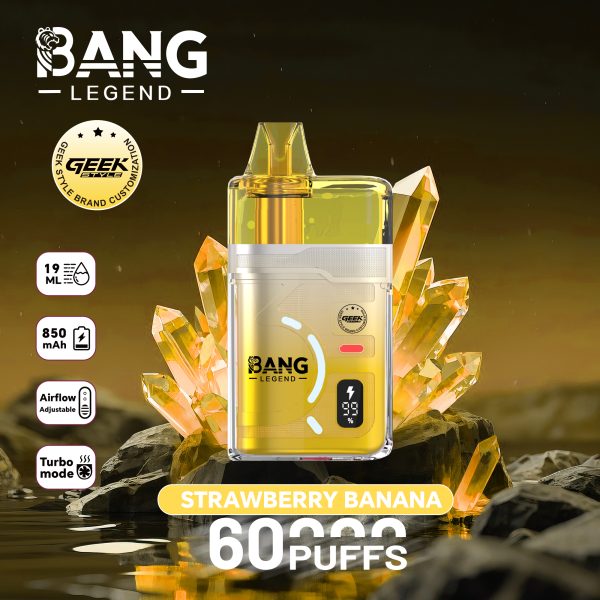 Bang Legend Geek 60K Puffs Strawberry Banana Bang Legend Geek 60K Puffs Strawberry Banana