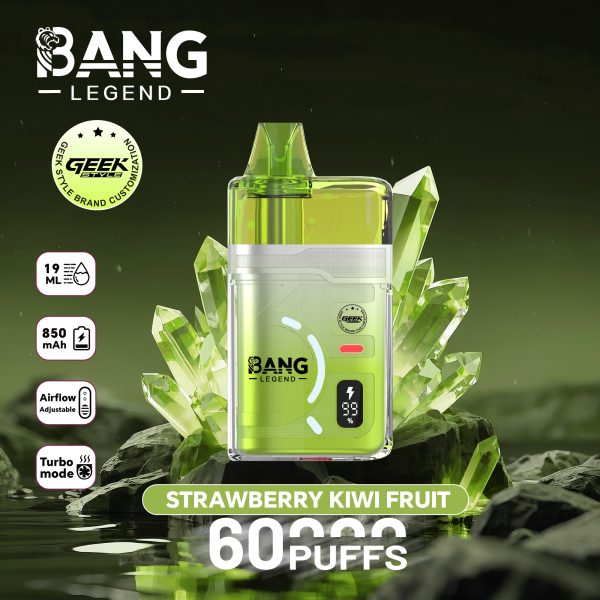 Bang Legend Geek 60K Puffs Strawberry Kiwi fruit Bang Legend Geek 60K Puffs Strawberry Kiwi fruit