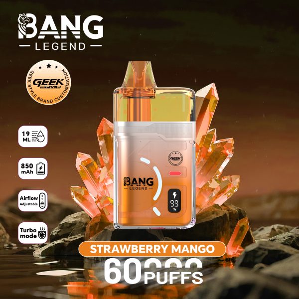 Bang Legend Geek 60K Puffs Strawberry Mango Bang Legend Geek 60K Puffs Strawberry Mango