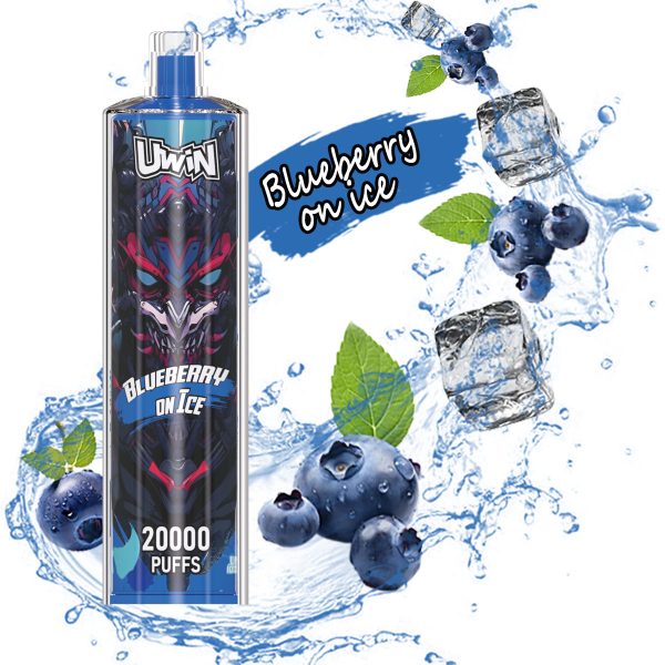 Blueberry On Ice Uwin Shisha Hookah Crystal 20K Puffs Blueberry On Ice Uwin Shisha Hookah Crystal 20K Puffs