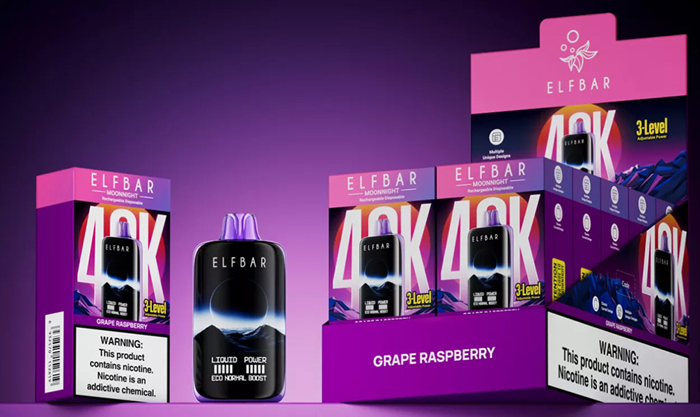 ELF BAR Moon Night 40000 Puffs Specification ELF BAR Moon Night 40000 Puffs Specification