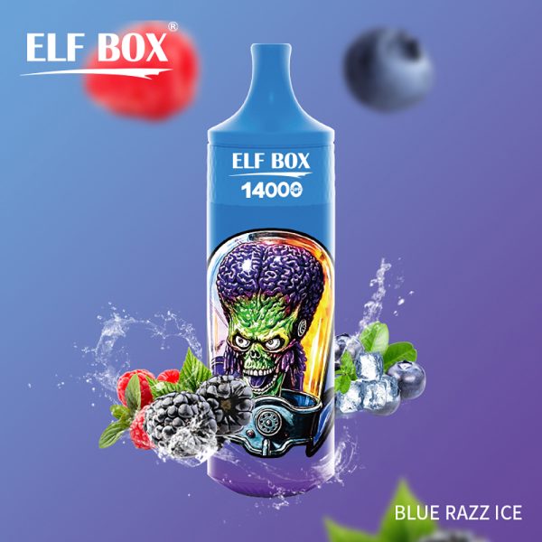 ELF BOX RGB 14000 Puffs Blue Raz Ice ELF BOX RGB 14000 Puffs Blue Raz Ice