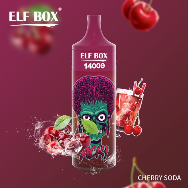 ELF BOX RGB 14000 Puffs Cherry Soda ELF BOX RGB 14000 Puffs Cherry Soda