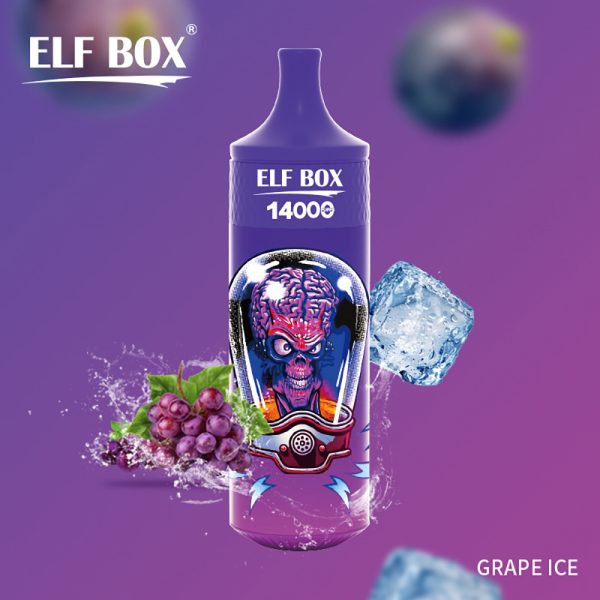 ELF BOX RGB 14000 Puffs Grape Ice ELF BOX RGB 14000 Puffs Grape Ice