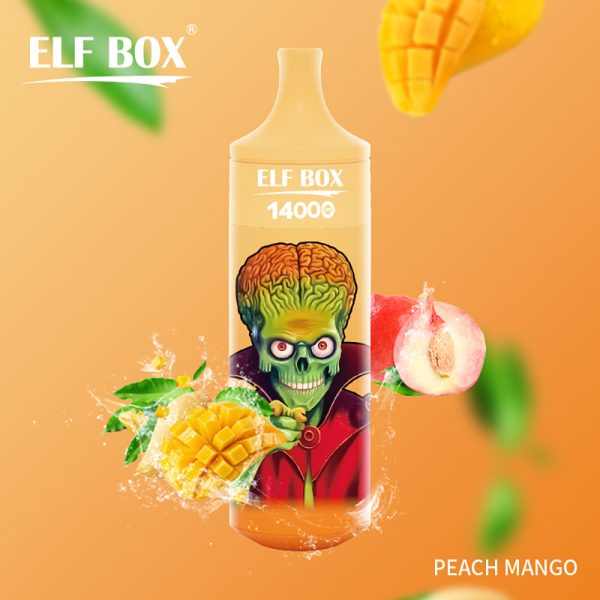 ELF BOX RGB 14000 Puffs Peach Mango ELF BOX RGB 14000 Puffs Peach Mango