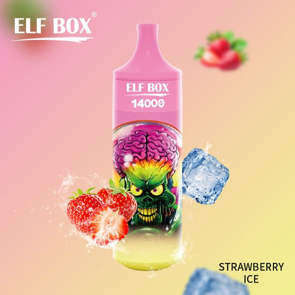 ELF BOX RGB 14000 Puffs Strawberry Ice ELF BOX RGB 14000 Puffs Strawberry Ice