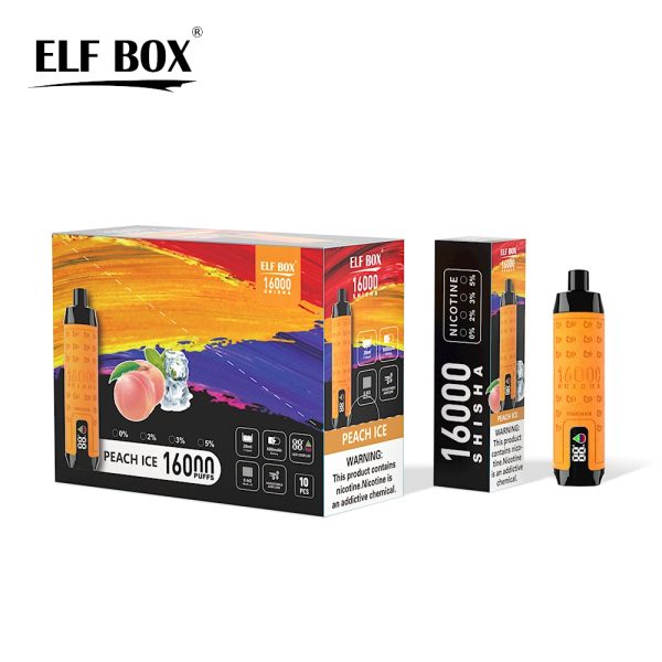ELF Box Shisha 16000 Puffs Peach ice