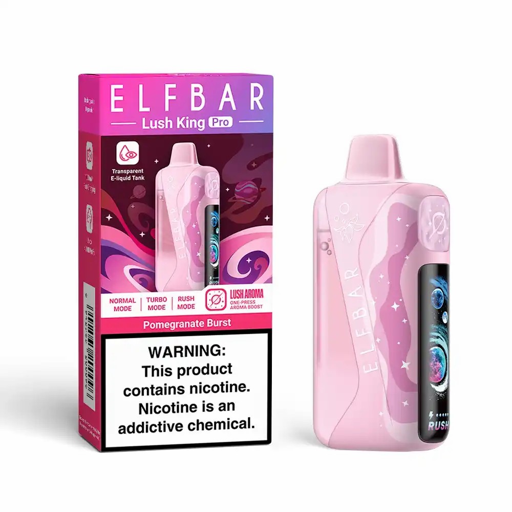 lush bar vape Elf King Pro 40000 Puffs High-capacity Disposable BUY 5 BOXES Flavor:Raspberry Banana Lost Mary MT15000 Turbo