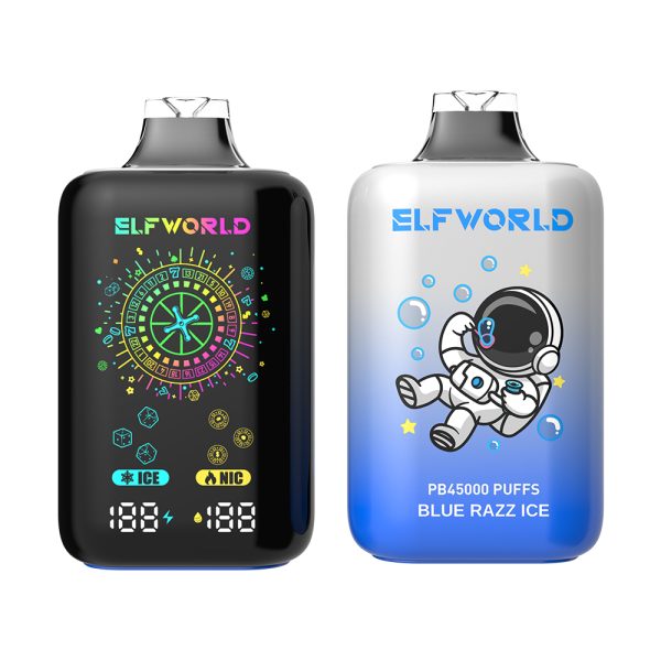 Elf World PB45000 Puffs Blue Razz Ice