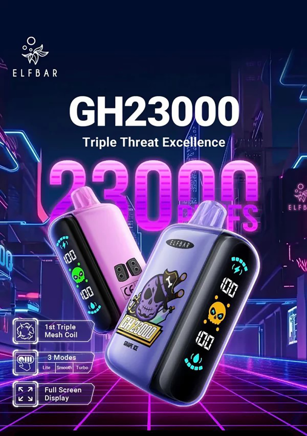 ElfBar GH23000 Puffs Disposable Vape Wholesale