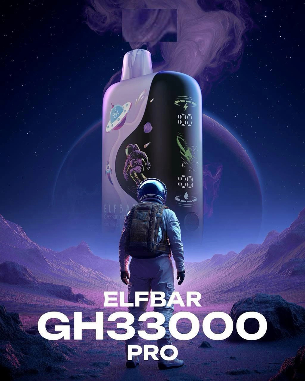 Elfbar GH33000 Pro 33000 Puffs Disposable Vape Poster