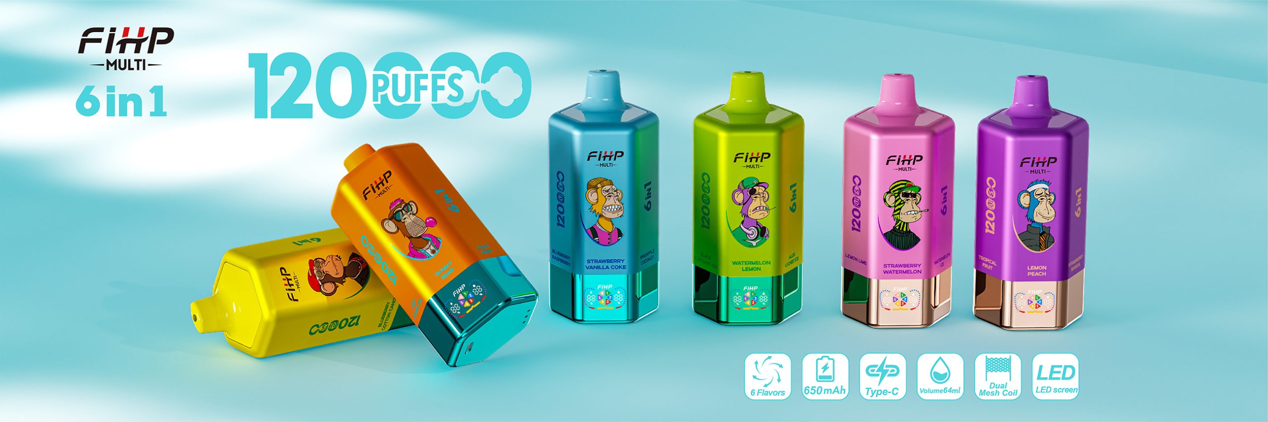 FIHP 120K Puffs Disposable Vape Wholesale