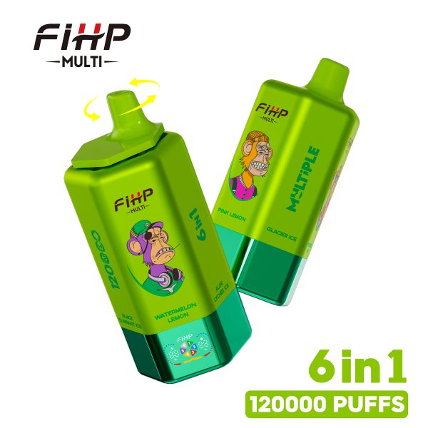 FIHP Multi 120K Puffs 6 in 1 Flavors 01