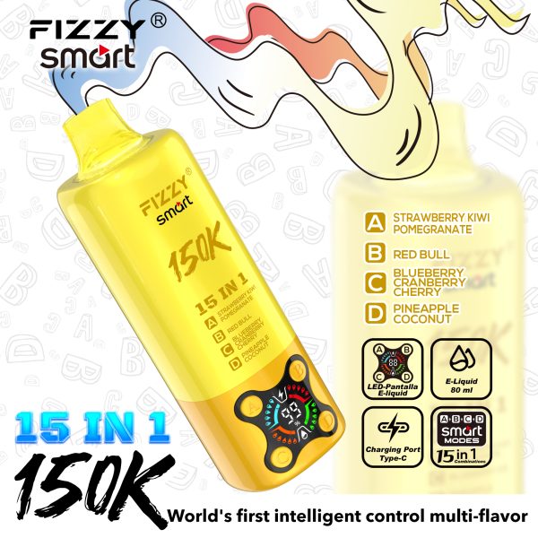 Fizzy 150K Puff Smart Vape 01