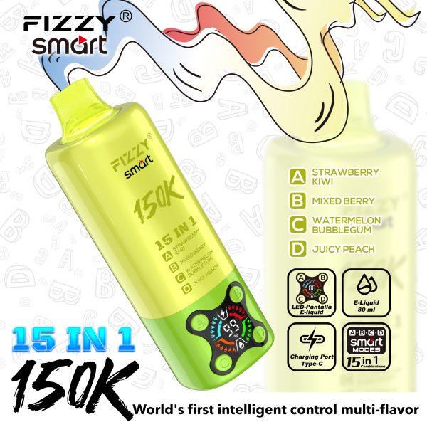 Fizzy 150K Puff Smart Vape 02