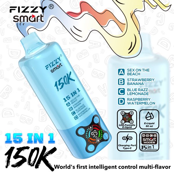 Fizzy 150K Puff Smart Vape 03