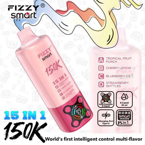 Fizzy 150K Puff Smart Vape 04