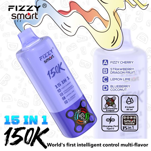 Fizzy 150K Puff Smart Vape 06