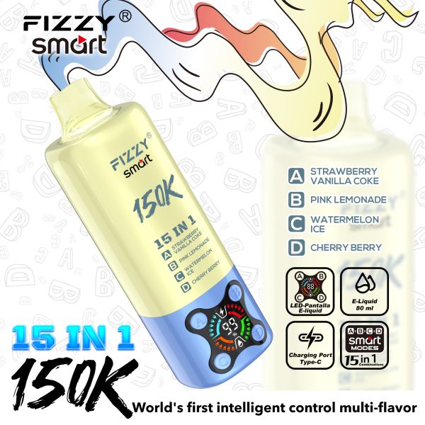Fizzy 150K Puff Smart Vape 07