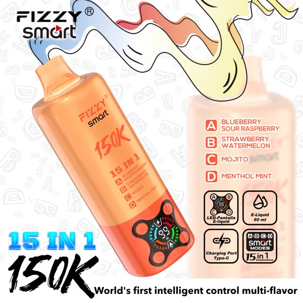 Fizzy 150K Puff Smart Vape 08