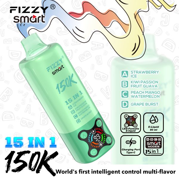 Fizzy 150K Puff Smart Vape 09