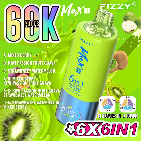 Fizzy Max III 60000 Puffs 03 Fizzy Max III 60000 Puffs 03