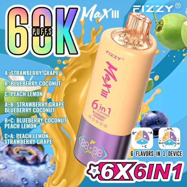 Fizzy Max III 60000 Puffs 05 Fizzy Max III 60000 Puffs 05