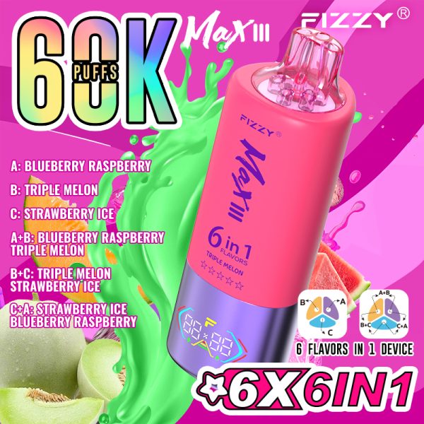 Fizzy Max III 60000 Puffs 06 Fizzy Max III 60000 Puffs 06