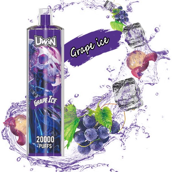 Grape Ice Uwin Shisha Hookah Crystal 20K Puffs Grape Ice Uwin Shisha Hookah Crystal 20K Puffs