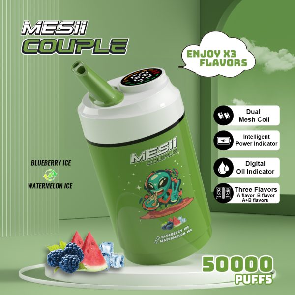 Mesii Couple 50000 Puffs Flavors 10 Mesii Couple 50000 Puffs Flavors 10