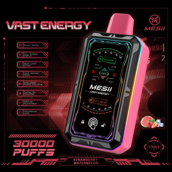 Mesii Vast Energy 30000 Puffs Vape Flavors 01