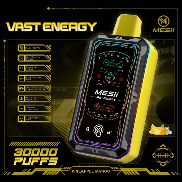 Mesii Vast Energy 30000 Puffs Vape Flavors 02