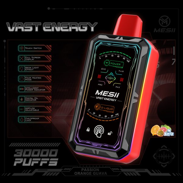 Mesii Vast Energy 30000 Puffs Vape Flavors 04