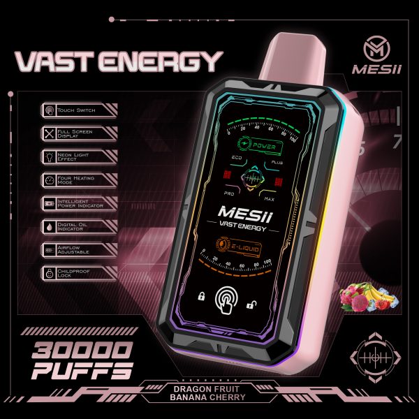 Mesii Vast Energy 30000 Puffs Vape Flavors 09