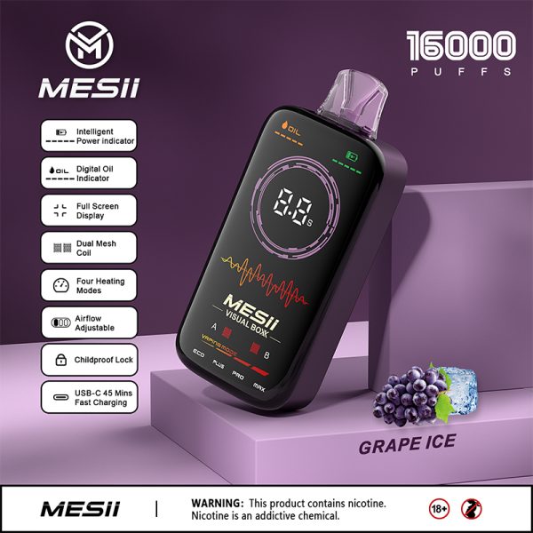 Mesii Visual Boxx 16000 Puffs Flavors 10 Mesii Visual Boxx 16000 Puffs Flavors 10