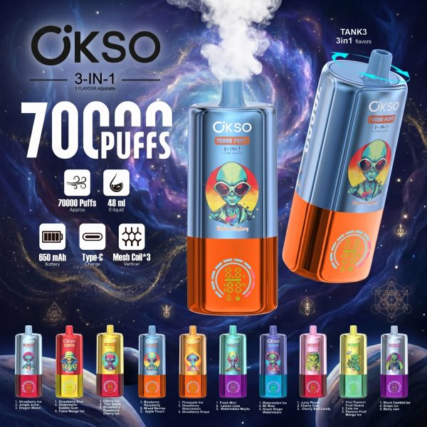OKSO 3 in 1 70K Puffs OKSO 3 in 1 70K Puffs