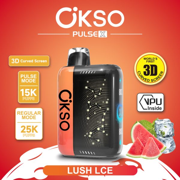 OKSO Pulse X 25000 Puffs lush ice