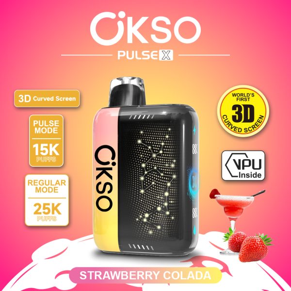 OKSO Pulse X 25000 Puffs strawberry colada