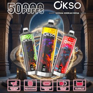 OKSO Shisha Hookah Mega 50K Puffs OKSO Shisha Hookah Mega 50K Puffs