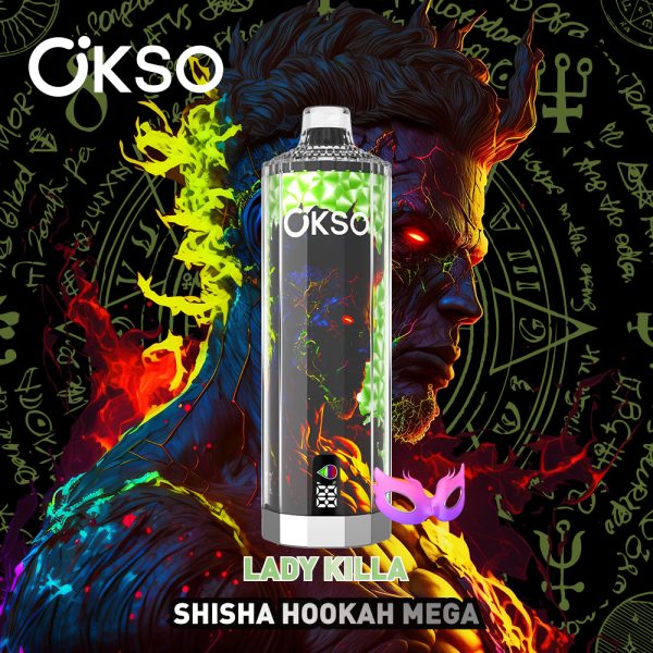 OKSO Shisha Hookah Mega 50K Puffs lady killa