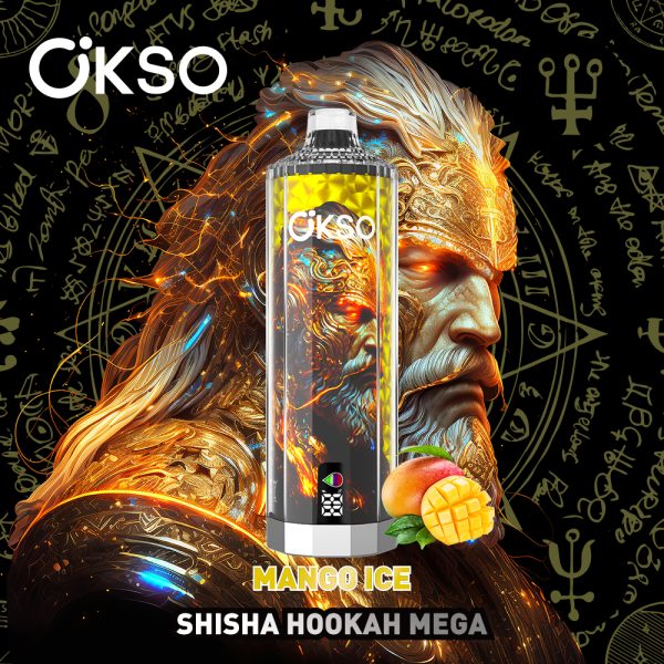 OKSO Shisha Hookah Mega 50K Puffs mango ice