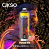 OKSO Shisha Hookah Mega 50K Puffs peach ice
